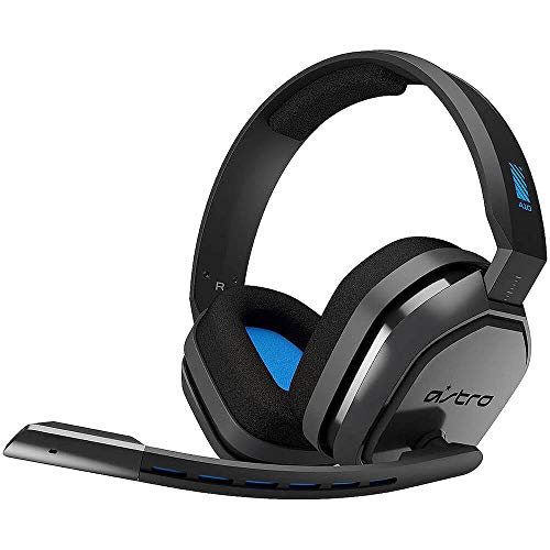 ASTRO Gaming A10 Wired Gaming Headset, Lightweight and Damage Resistant, ASTRO, 3.5 mm Audio Jack, for Xbox Series X S, Xbox One, PS5, PS4, Nintendo Switch, PC, Mac- Black/Blue